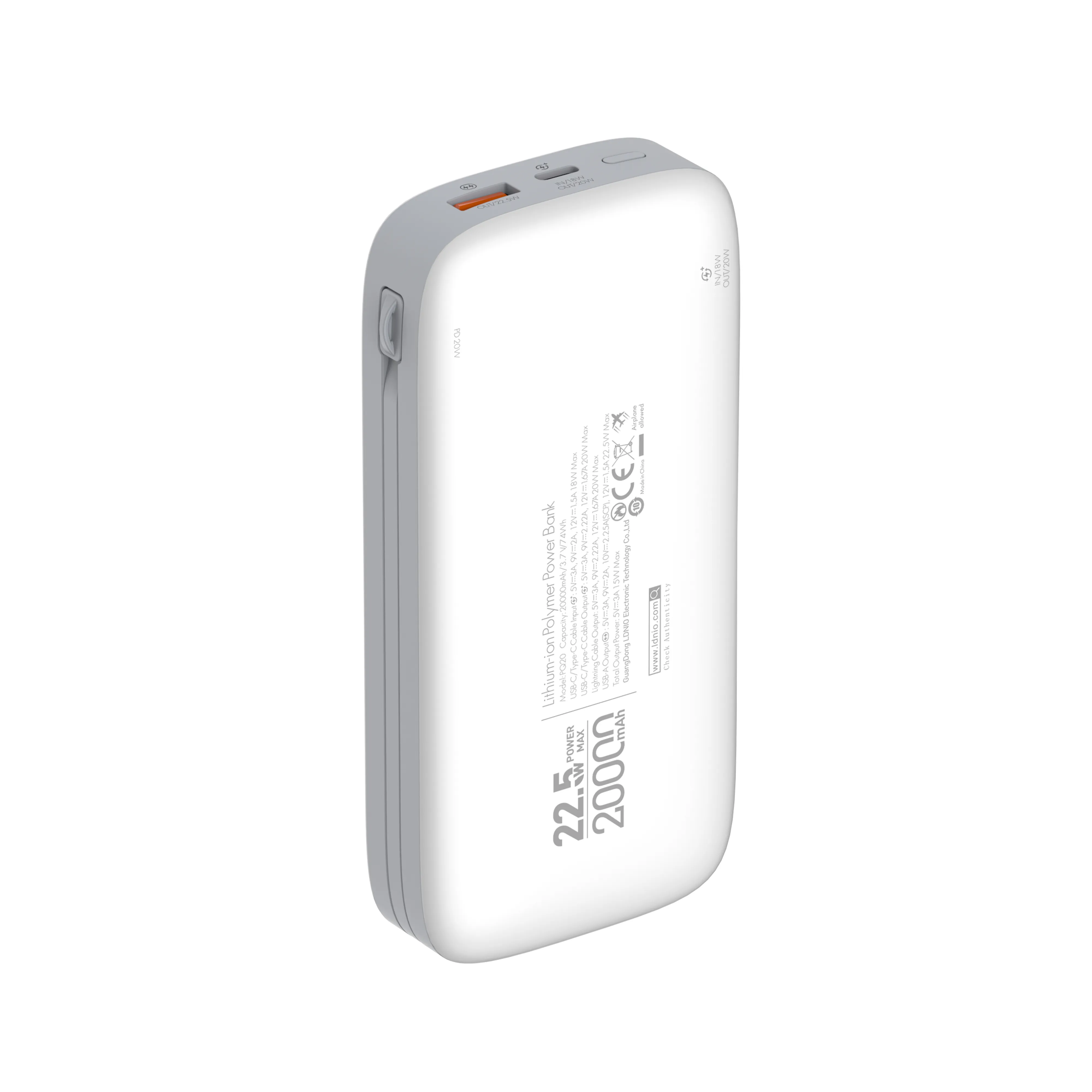Powerbank 20.000 mAh 5W (PQ20)