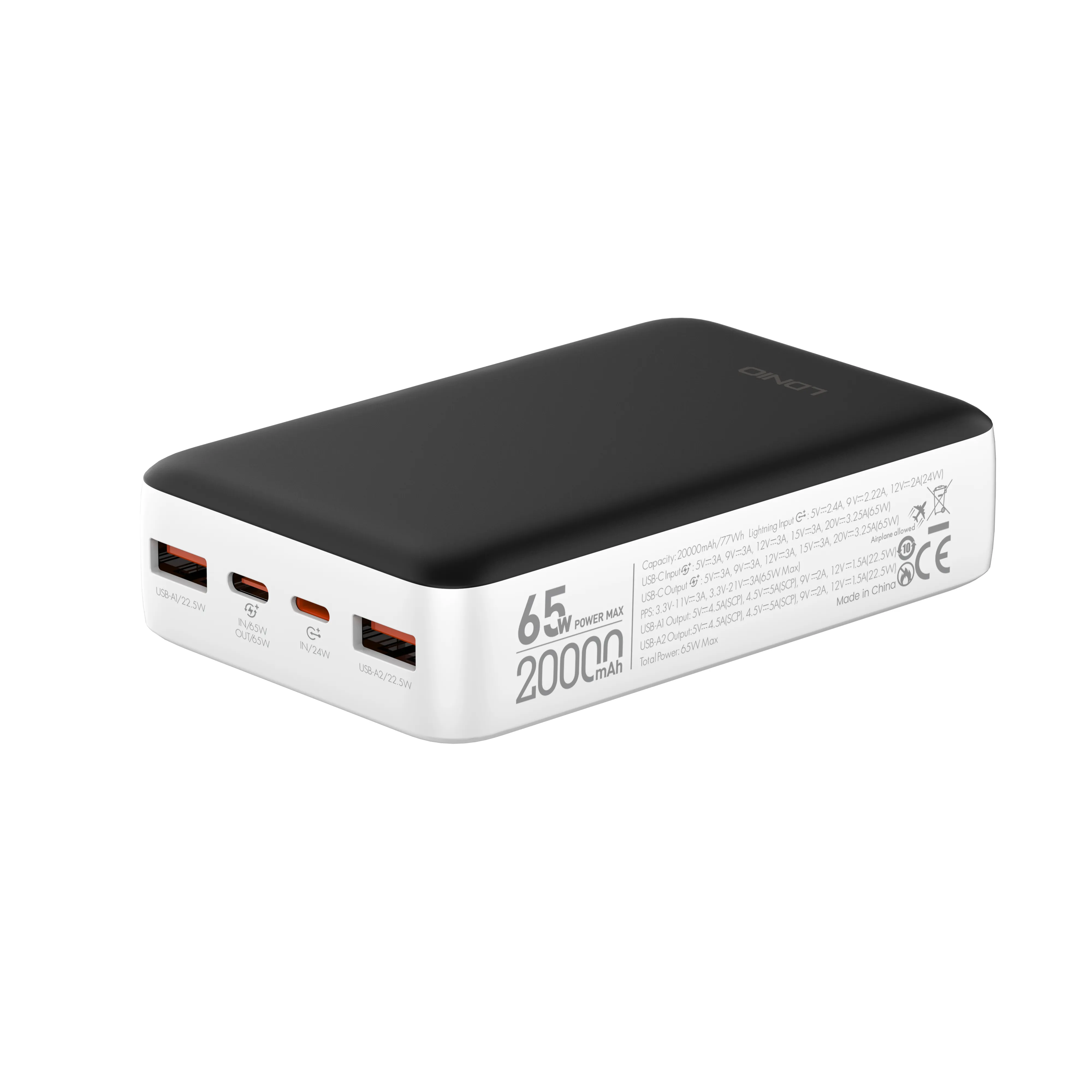 Powerbank 20.000 mAh 65W (PQ27)