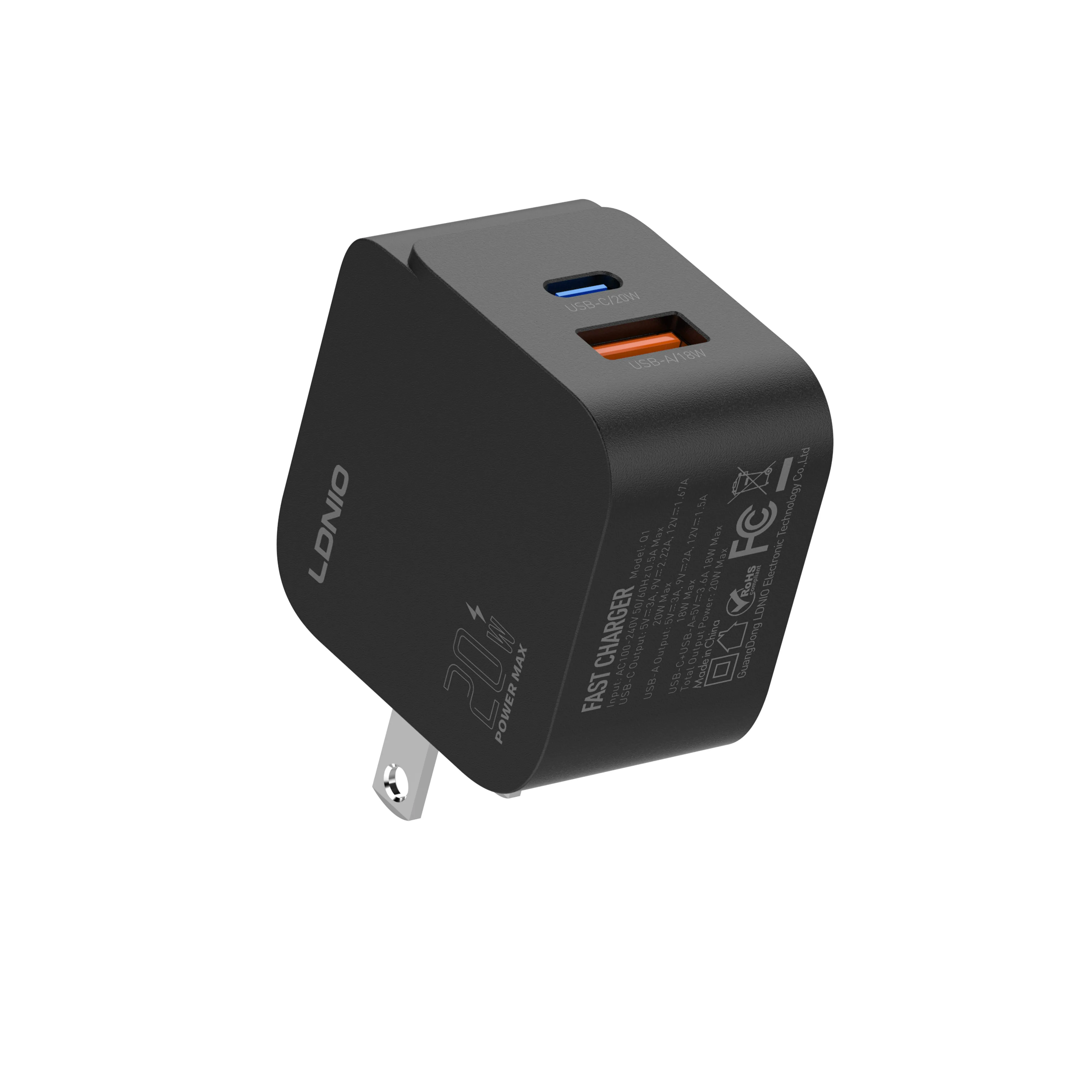 Cargador 2 Puertos 20W (Q1)