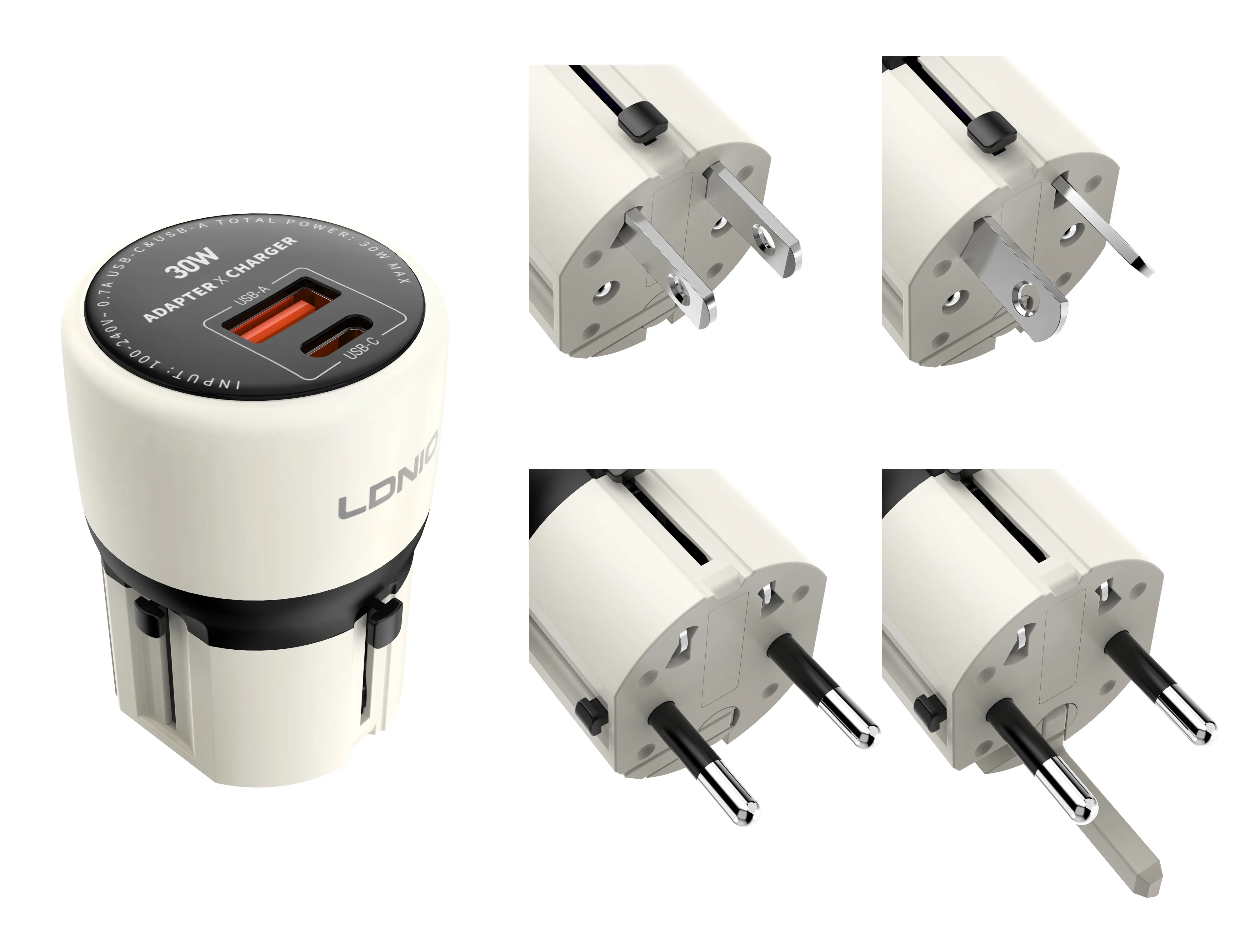 Cargador universal 2 Puertos 30W (Q2319)